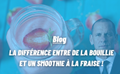 LA DIFFÉRENCE ENTRE DE LA BOUILLIE ET UN SMOOTHIE À LA FRAISE !