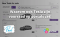 Waarom ook Tesla zijn nieuwe Tesla voorraad op portals zet!