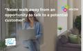 Never walk away from an opportunity to talk to a potential customer!
